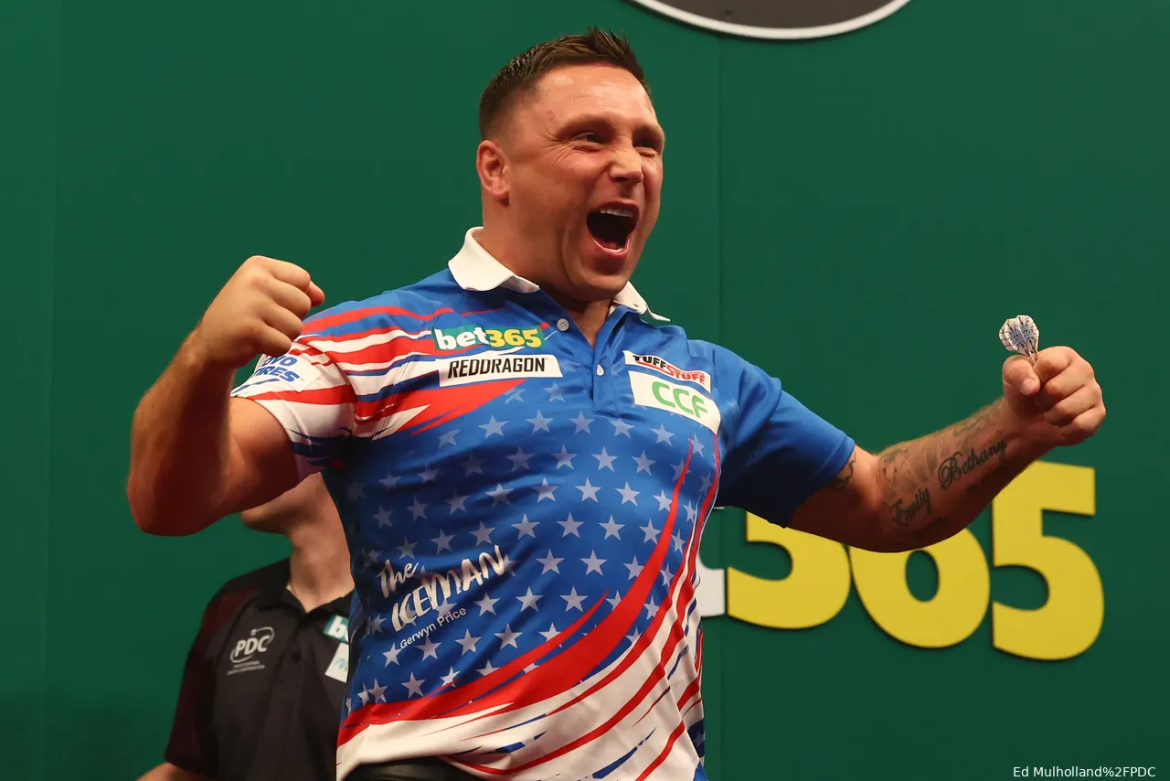 Gerwyn Price hat keinen Hehl aus seinem Wunsch gemacht, ein Turnier auf amerikanischem Boden zu gewinnen