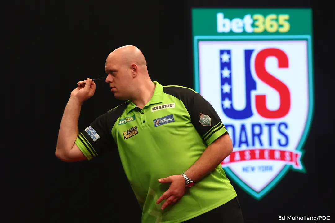 Michael van Gerwen is a two-time winner at the US Darts Masters