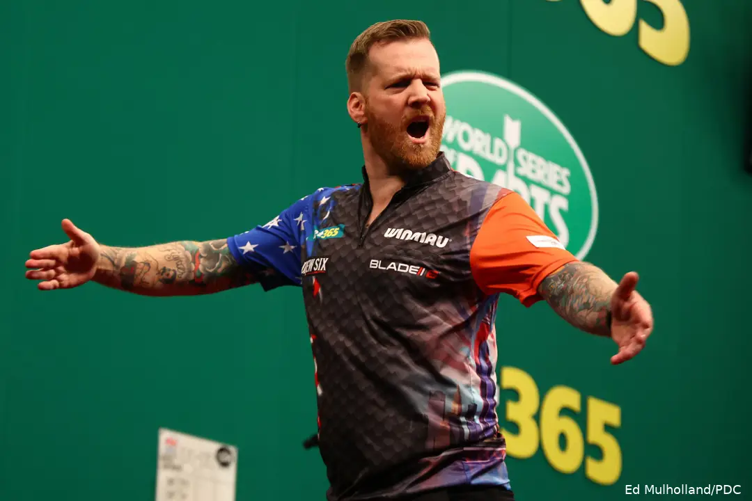 Jules van Dongen was active earlier this year at the US Darts Masters