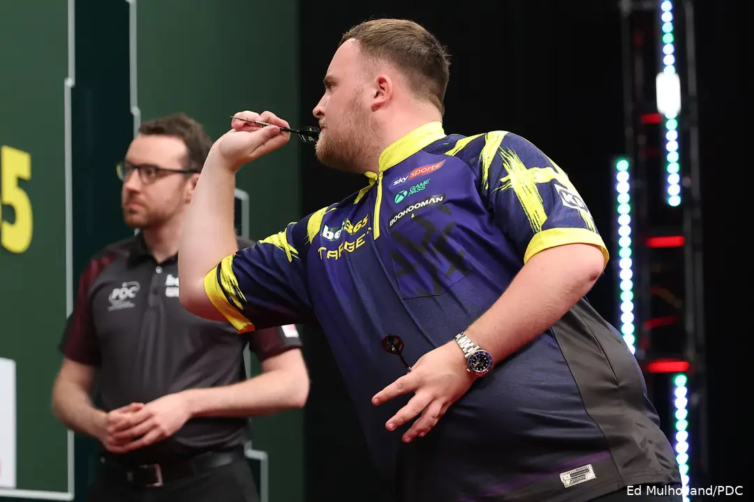 Luke Littler at the 2026 US Darts Masters