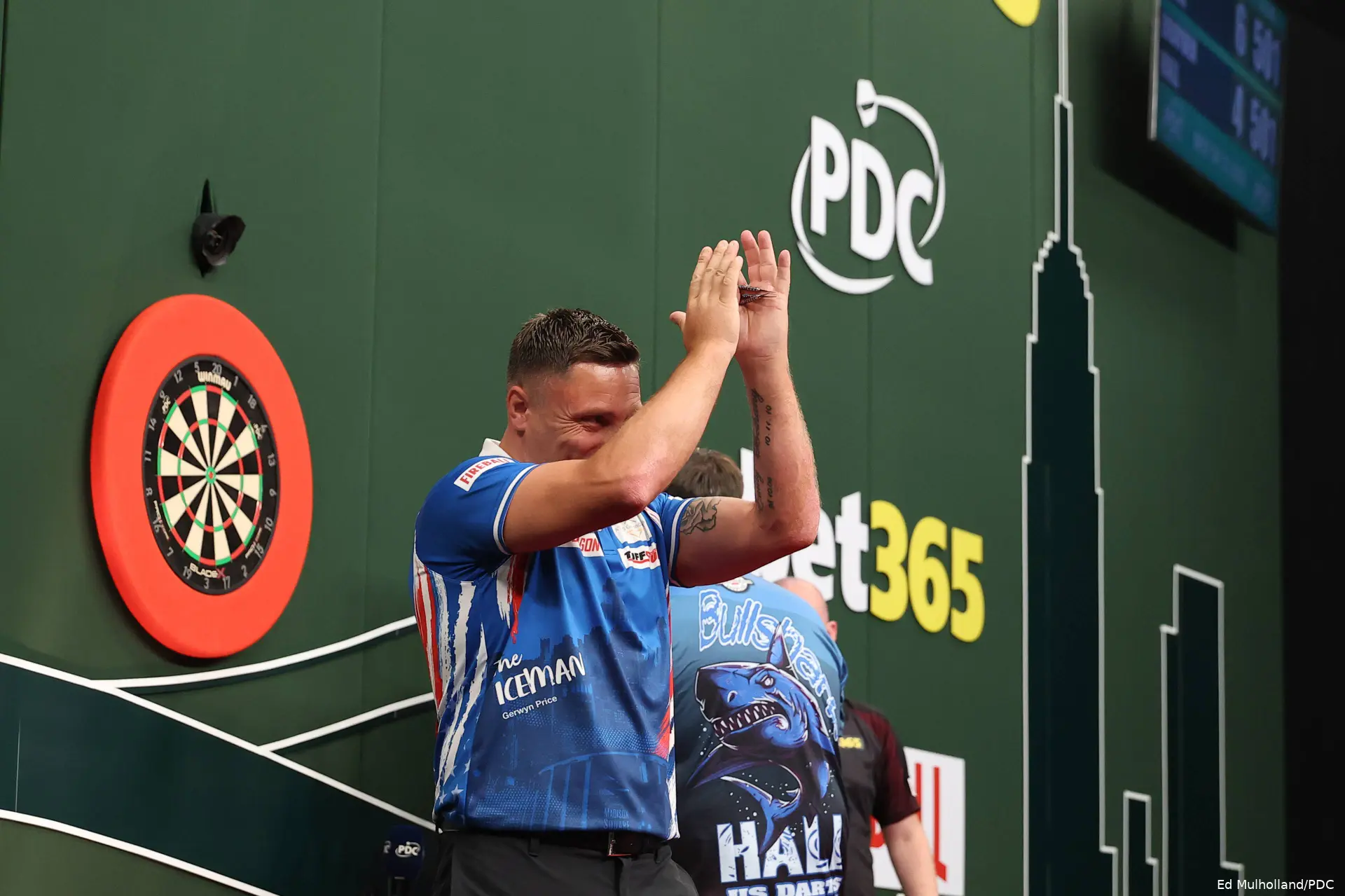 Gerwyn Price at the 2026 US Darts Masters