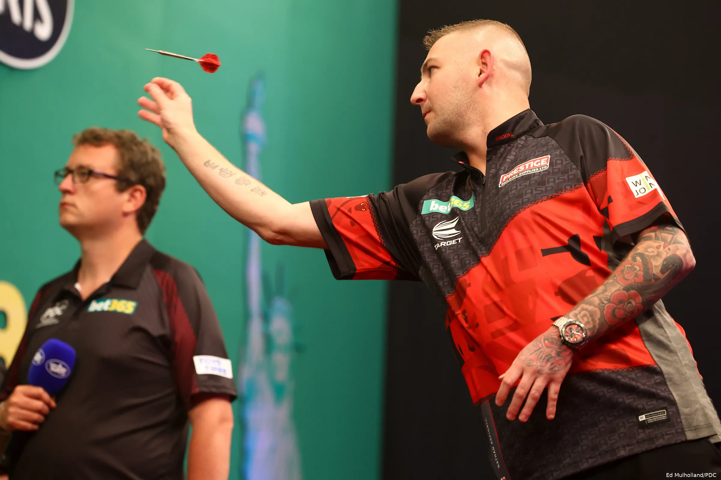 nathan aspinall r1 us darts masters 1