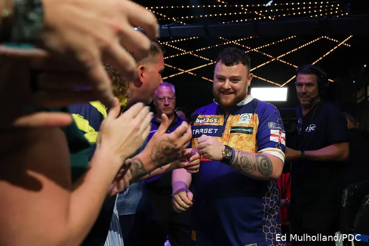 Josh Rock at the 2026 US Darts Masters