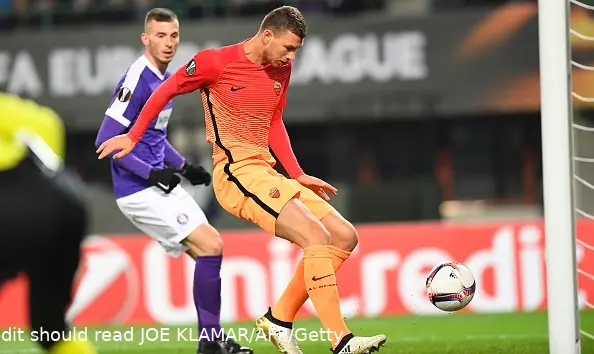 dzeko austria vienna roma 2