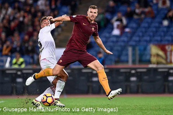 dzeko roma palermo