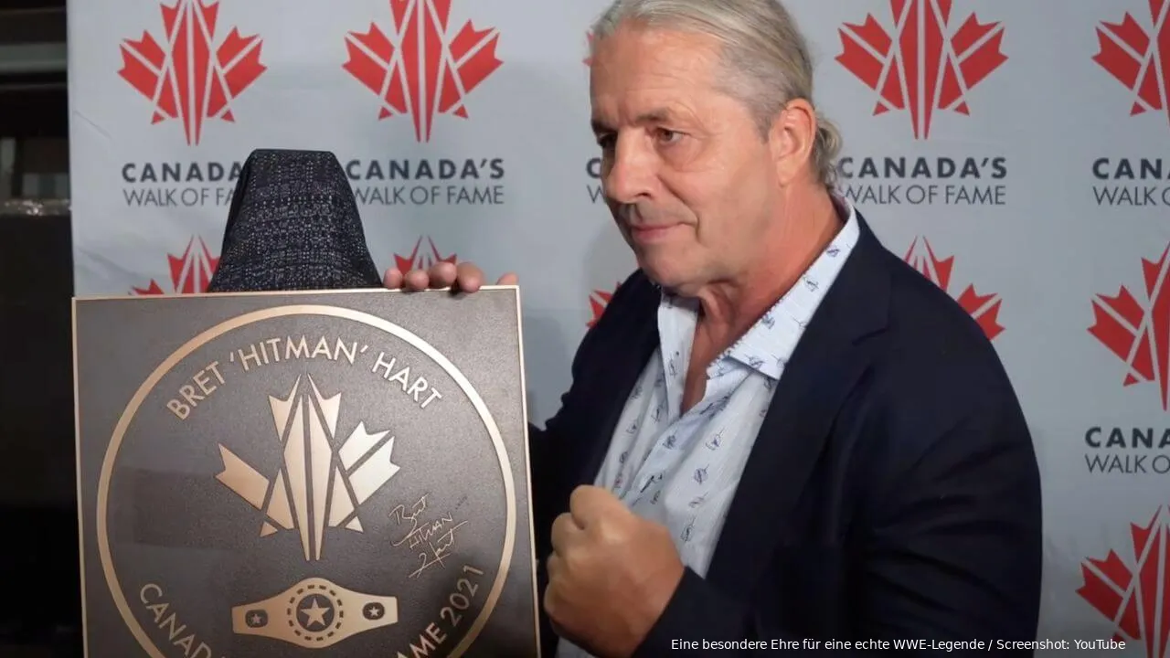bret hart walk of fame