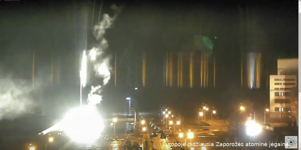 zaporussian forces attacking zaporizhzhia nuclear power plant in ukraine per multiple reports 5