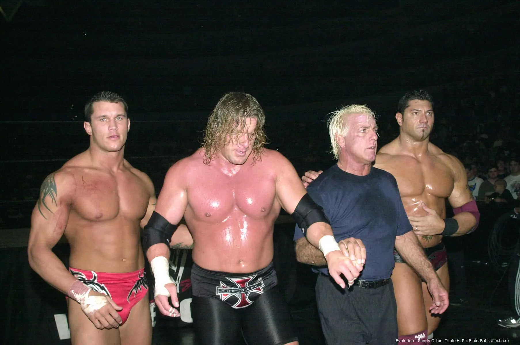 evolution randy orton triple h ric flair batista vlnr