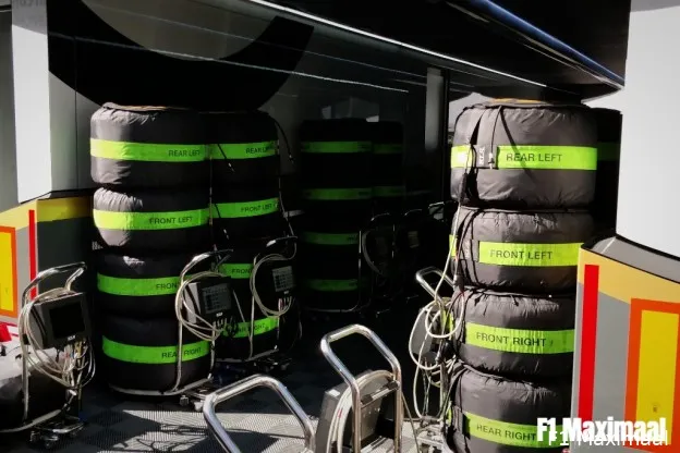 pirelli banden f1 auto achterbanden bandenwarmers