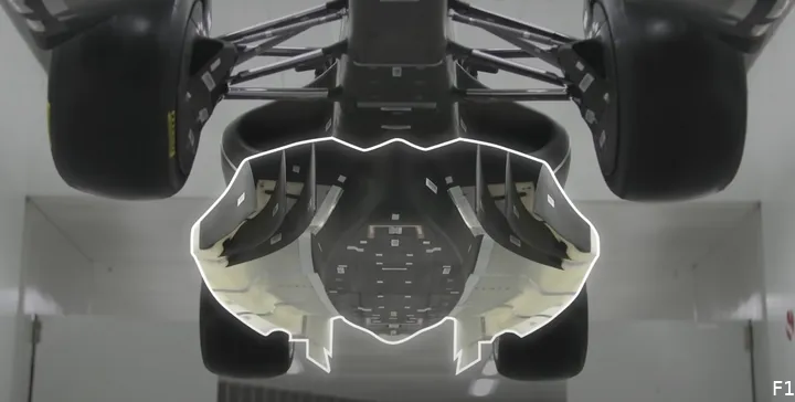 De 3D-gevormde vloer van de 2022-auto