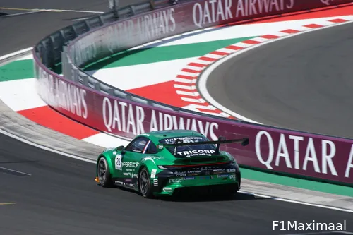 Van Eijndhoven ging mee naar het rookie-podium in Hongarije. (Foto: F1Maximaal.nl)