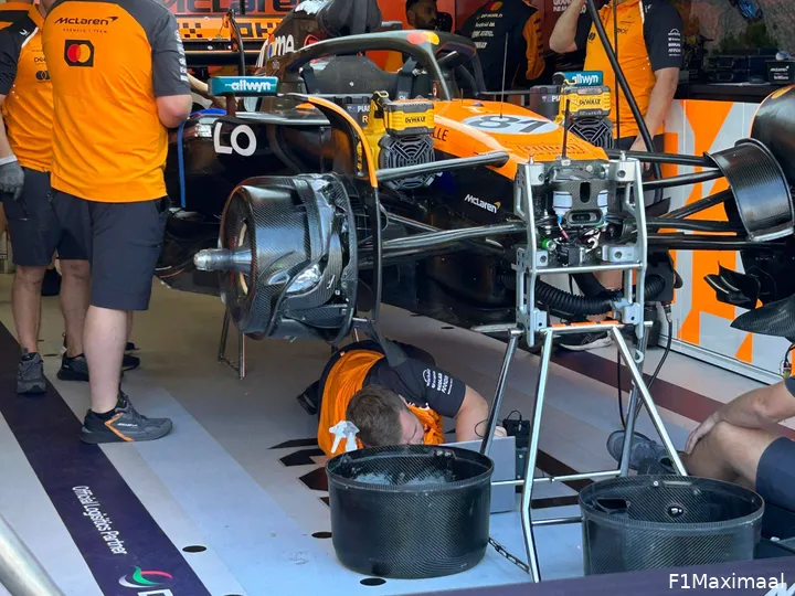 McLaren heeft een uniek concept bedacht voor de remmen. (Foto: F1Maximaal.nl)
