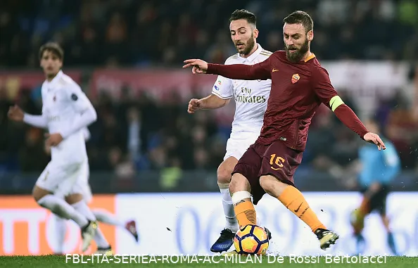 de rossi bertolacci roma milan