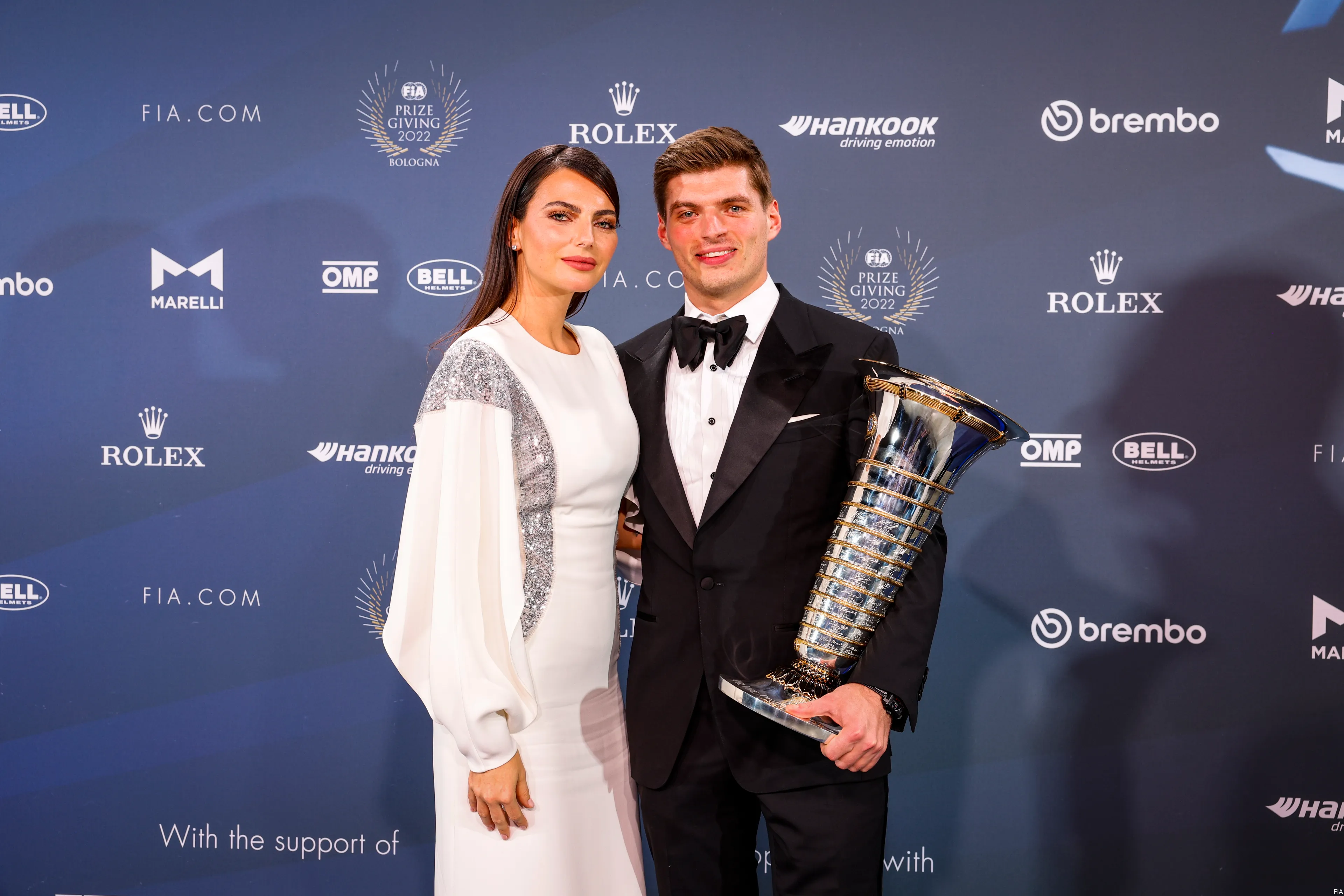 kelly piquet max verstappen red bull racing f1 2022 fia prize giving