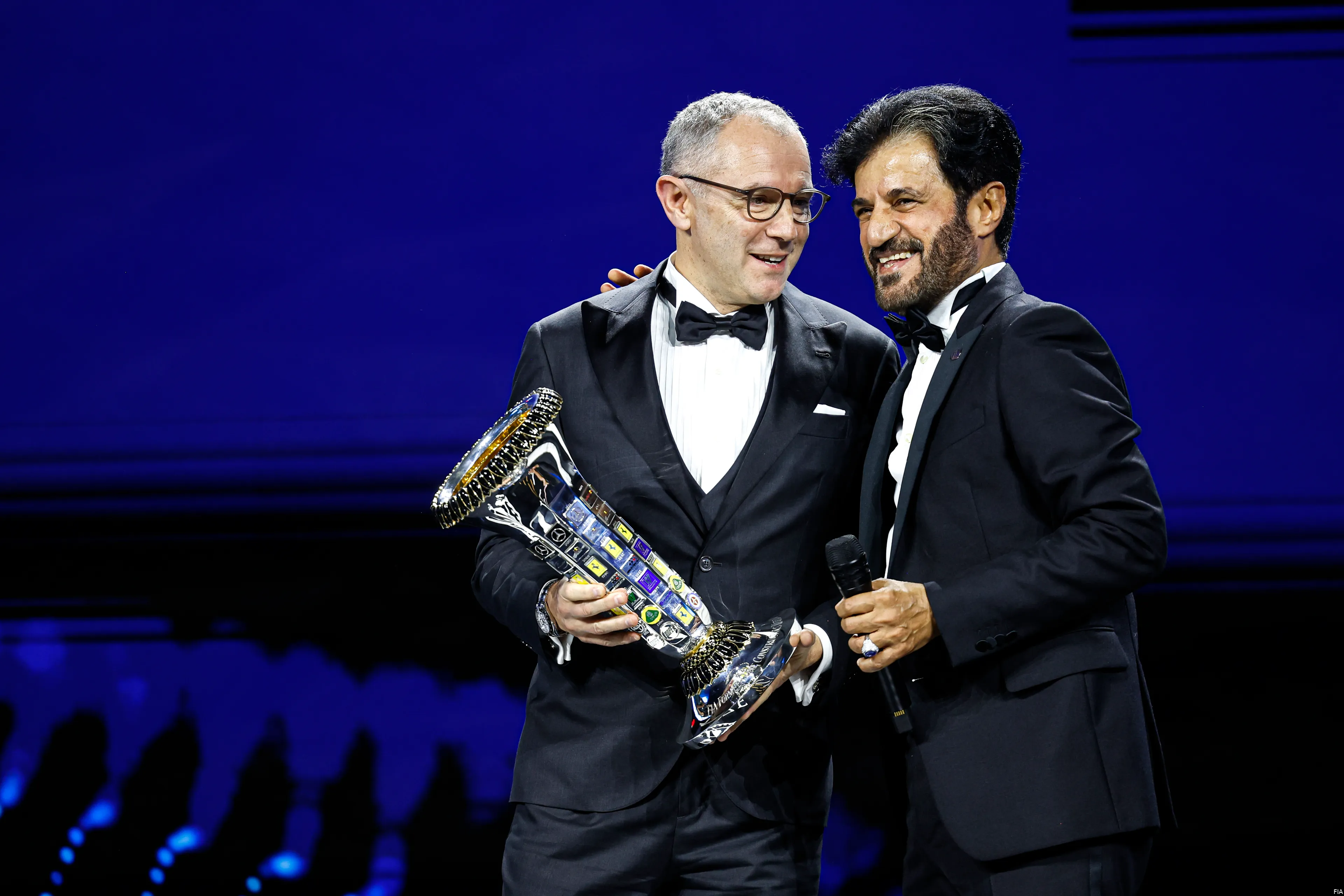 mohammed ben sulayem stefano domenicali red bull racing f1 2022 fia prize giving