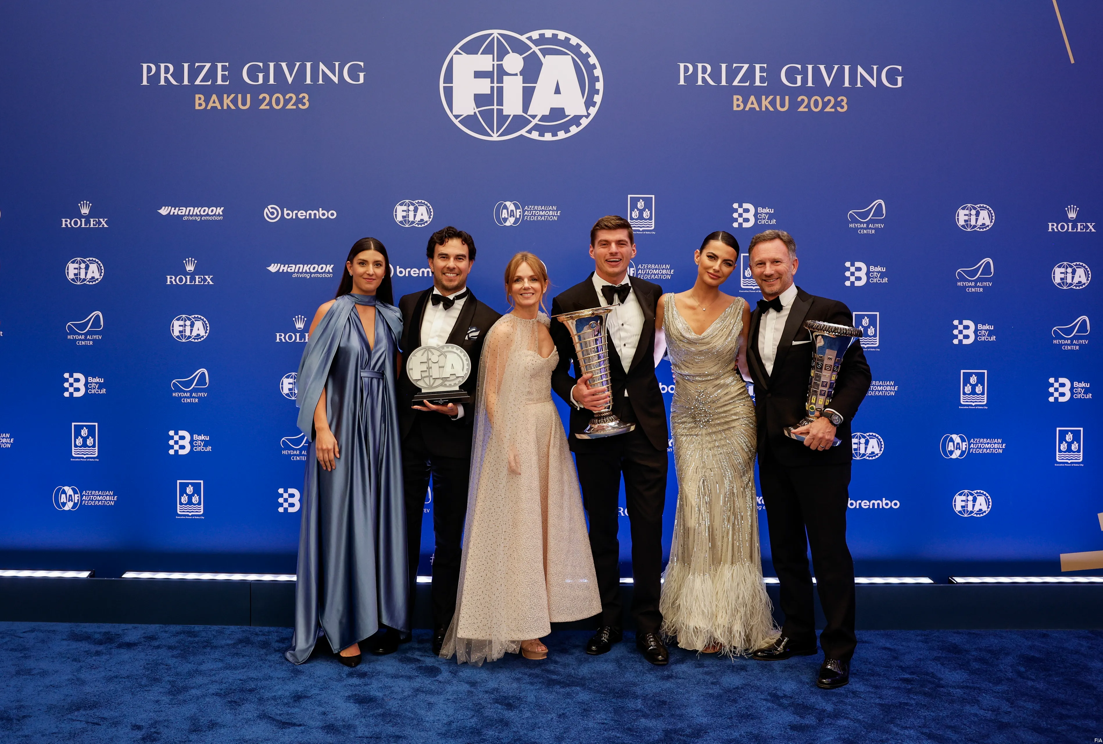 sergio perez max verstappen kelly piquet christian horner geri horner fia prize giving 2023 baku 53384855586 o