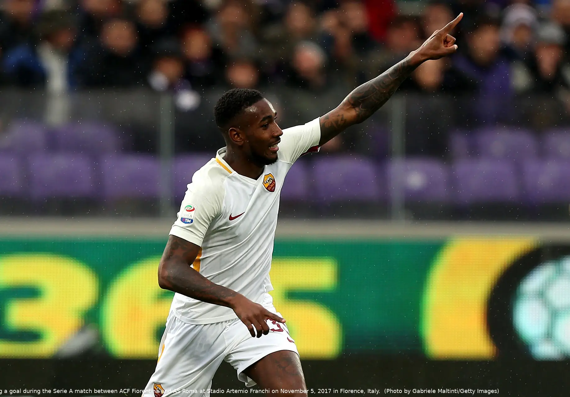 gerson esulta fiorentina roma