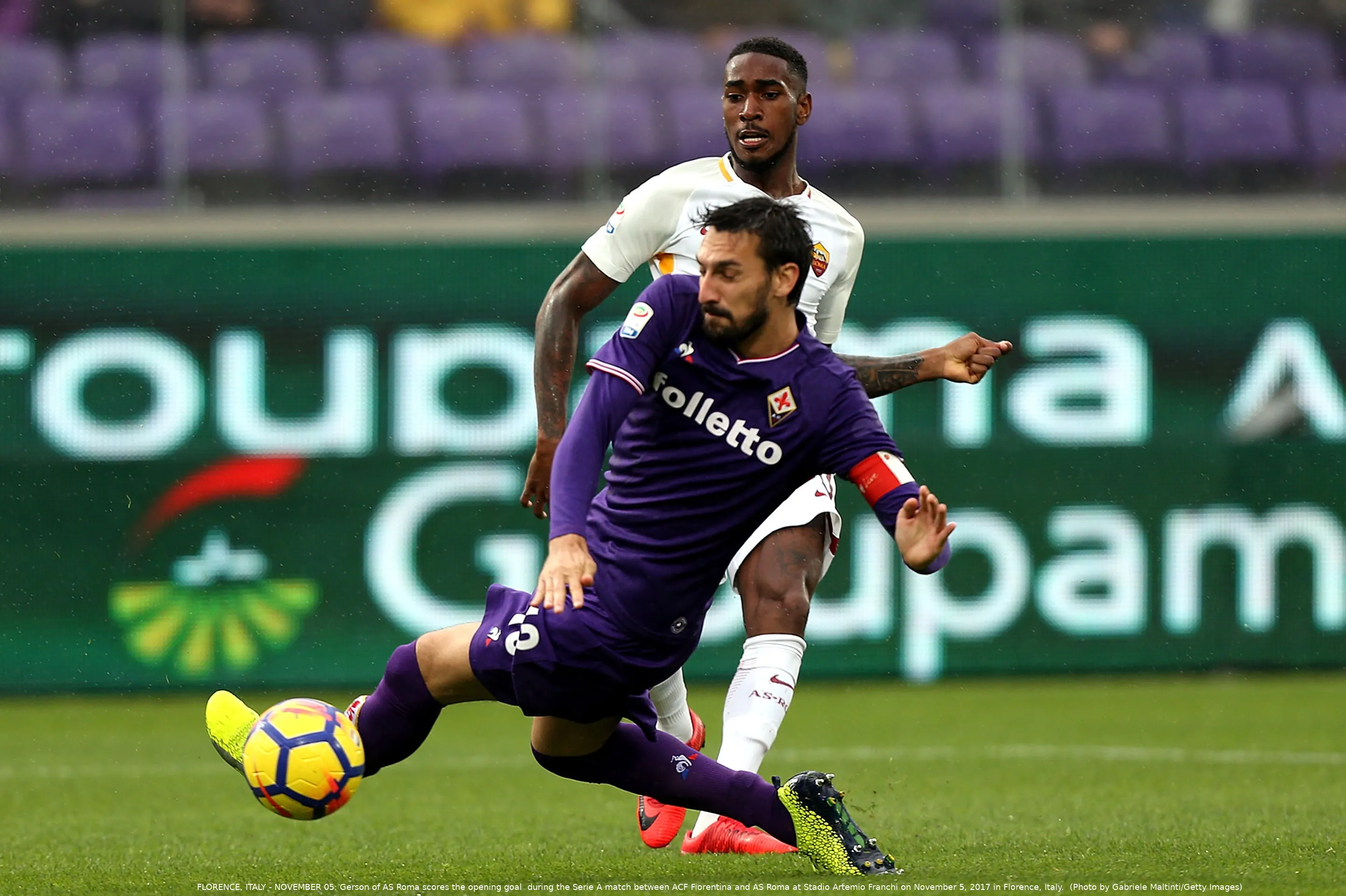 gerson astori fiorentina roma