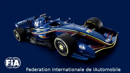 FIA's Render of the 2026 car concept