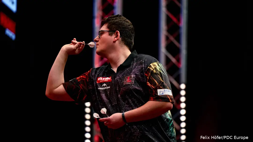 Stand in diesem Jahr bereits in einem Players Championship-Finale: Der frischgebackene PDC Tour Card-Holder Dominik Grüllich