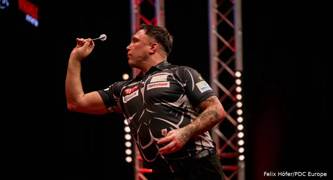 Gerwyn Price in Aktion&nbsp;
