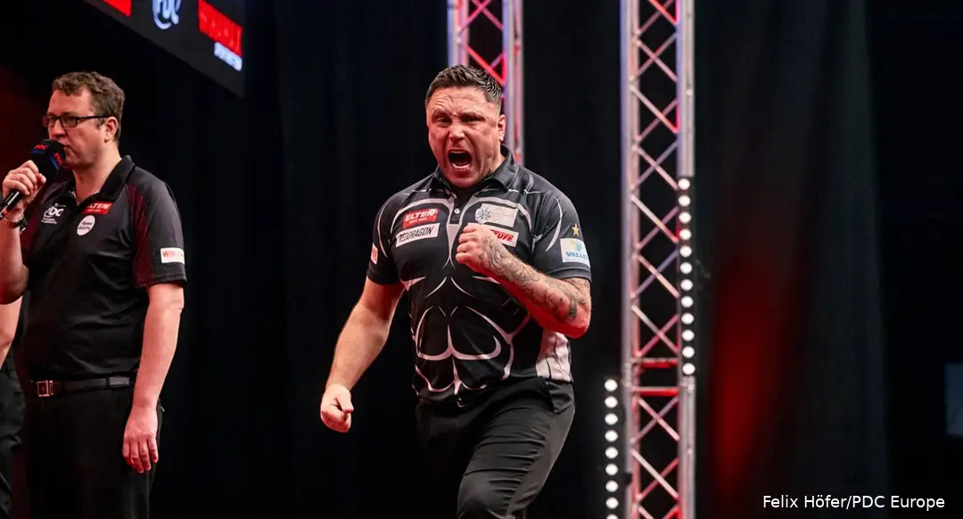 Ook Gerwyn Price stapelt dit jaar de hoge gemiddeldes op