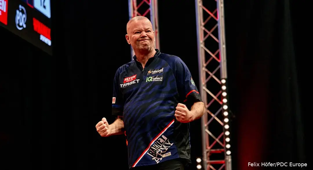Raymond van Barneveld was de beste Nederlander op Players Championship 10
