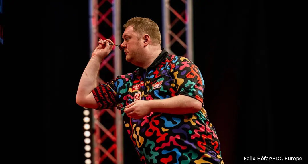 Ricky Evans in actie