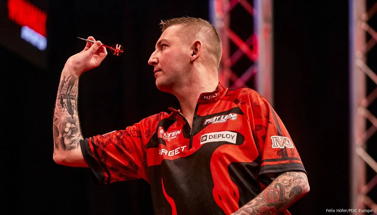 Nathan Aspinall in action