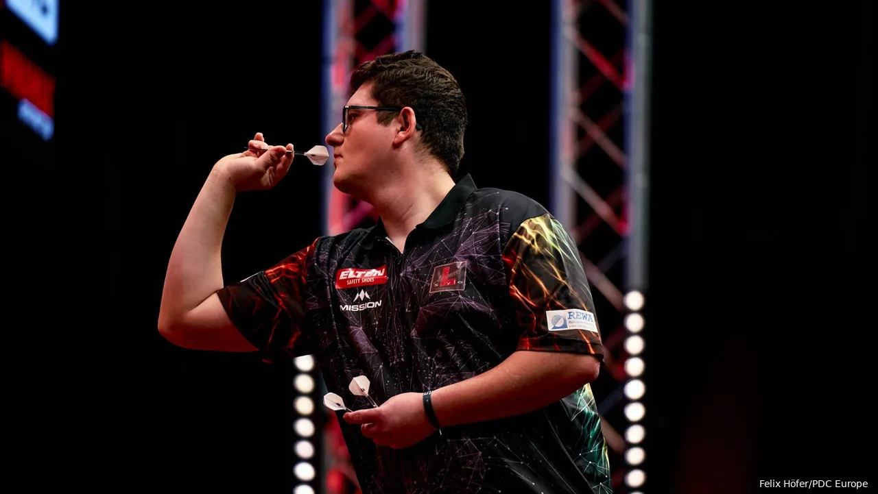 Stand in diesem Jahr bereits in einem Players Championship-Finale: Der frischgebackene PDC Tour Card-Holder Dominik Grüllich