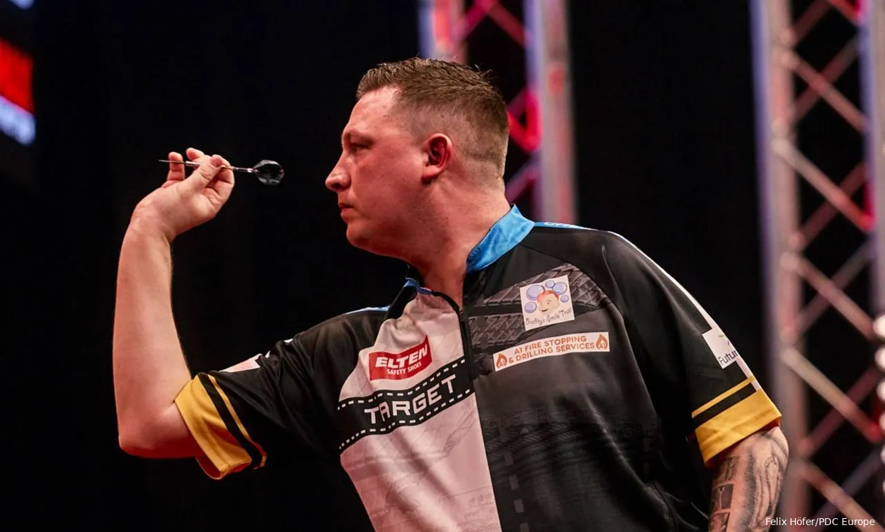 Chris Dobey beeindruckte beim Premier-League-Abend auf niederländischem Boden