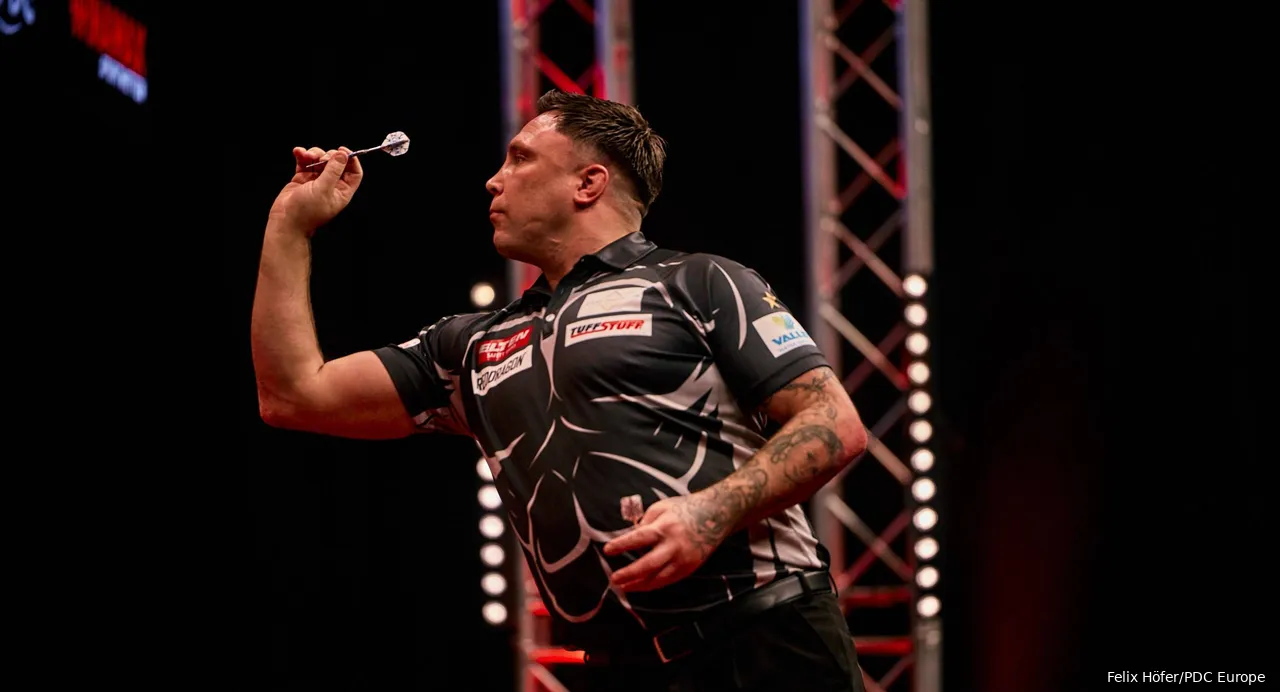 Gerwyn Price in Aktion&nbsp;