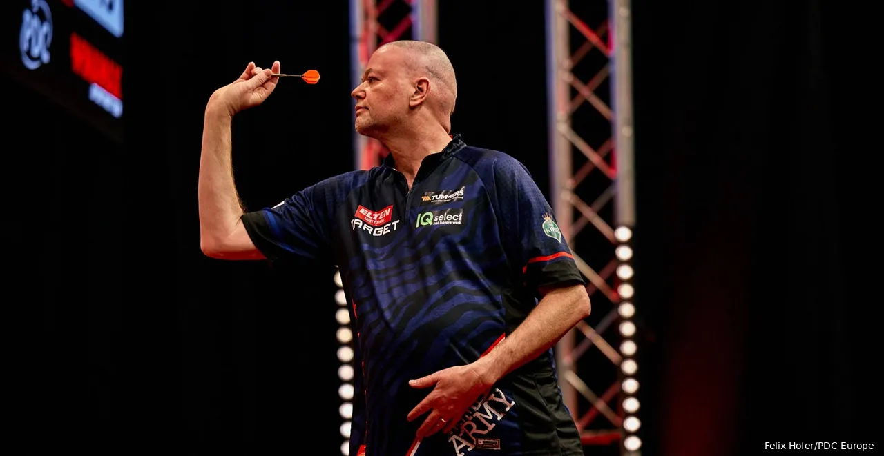 Raymond van Barneveld überzeugte in seinem Erstrundenduell gegen Patrick Klingelhöfer