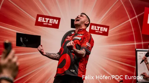 Nathan Aspinall roars with joy