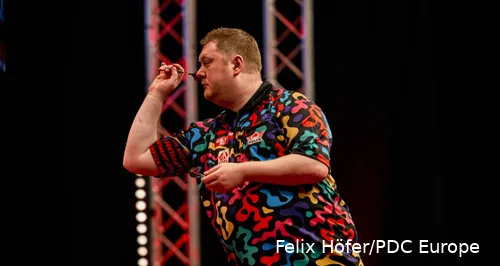 Ricky Evans in actie