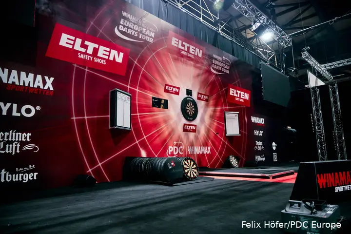 Die Bühne der European Tour.