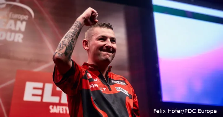 Nathan Aspinall ist nach seinem Spieltagssieg zurück im Kampf um die Top-4