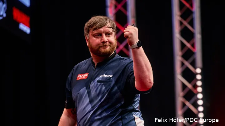 Cameron Menzies won de wedstrijd uiteindelijk met 6-5