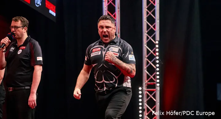 Ook Gerwyn Price stapelt dit jaar de hoge gemiddeldes op