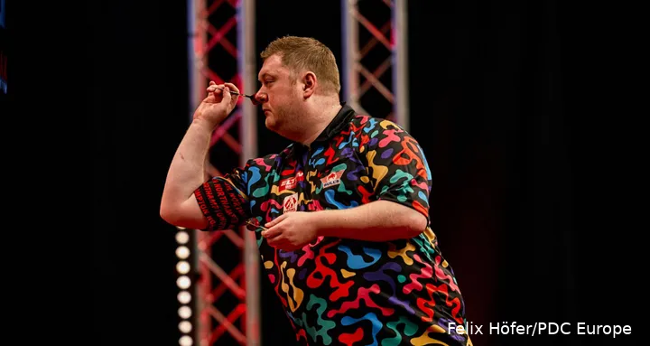 Ricky Evans in actie