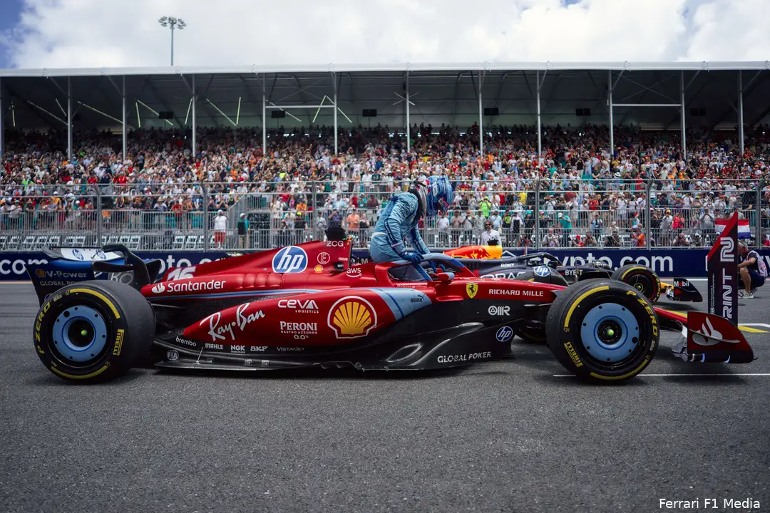 charles leclerc miami 2024 ferrari