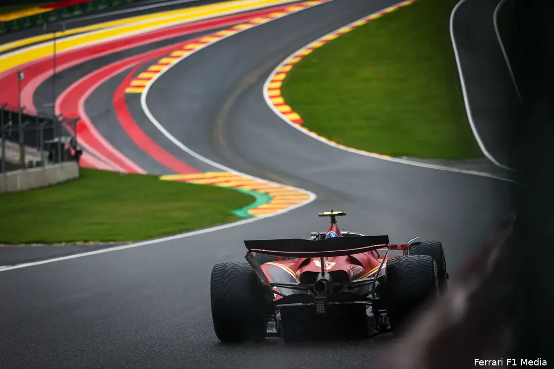 carlos sainz eau rouge 21 scuderia ferrari belgian gp saturday 27857eae 4e41 49e6 871d 0fa52c3e502a