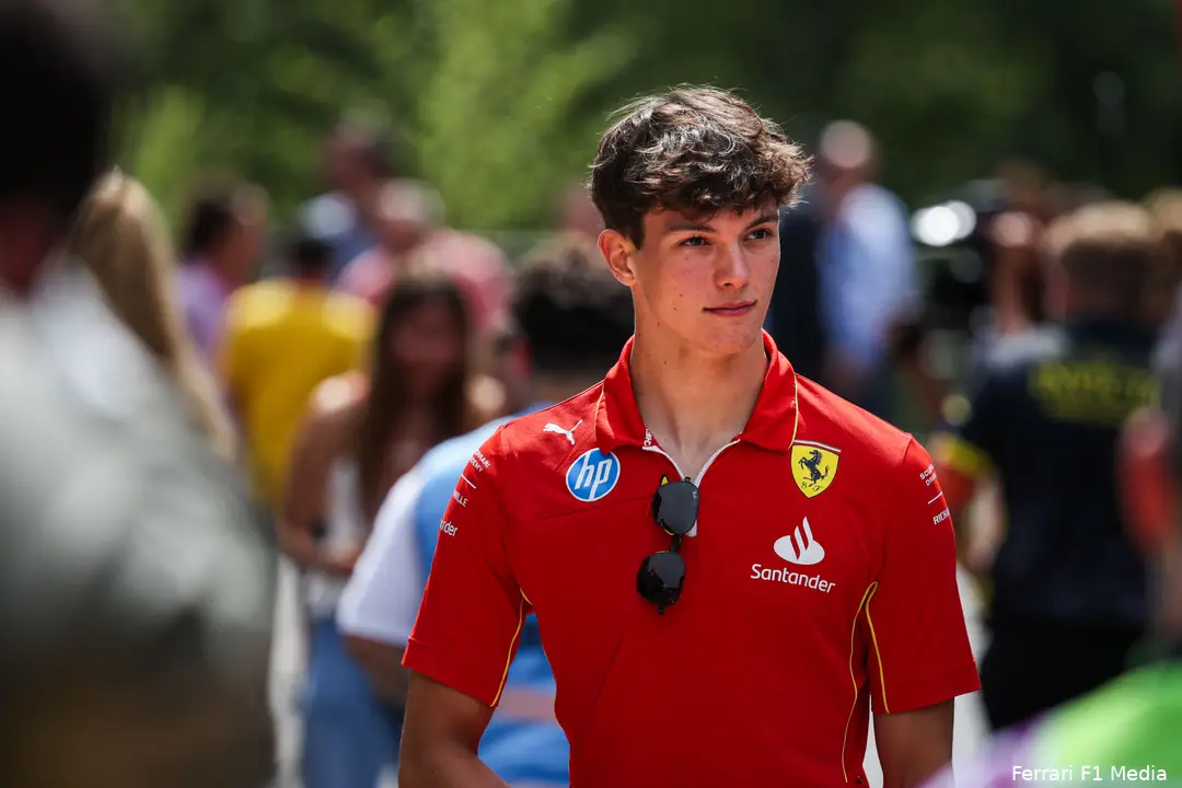 oliver bearman ferrari vrijdag gp belgie 2024