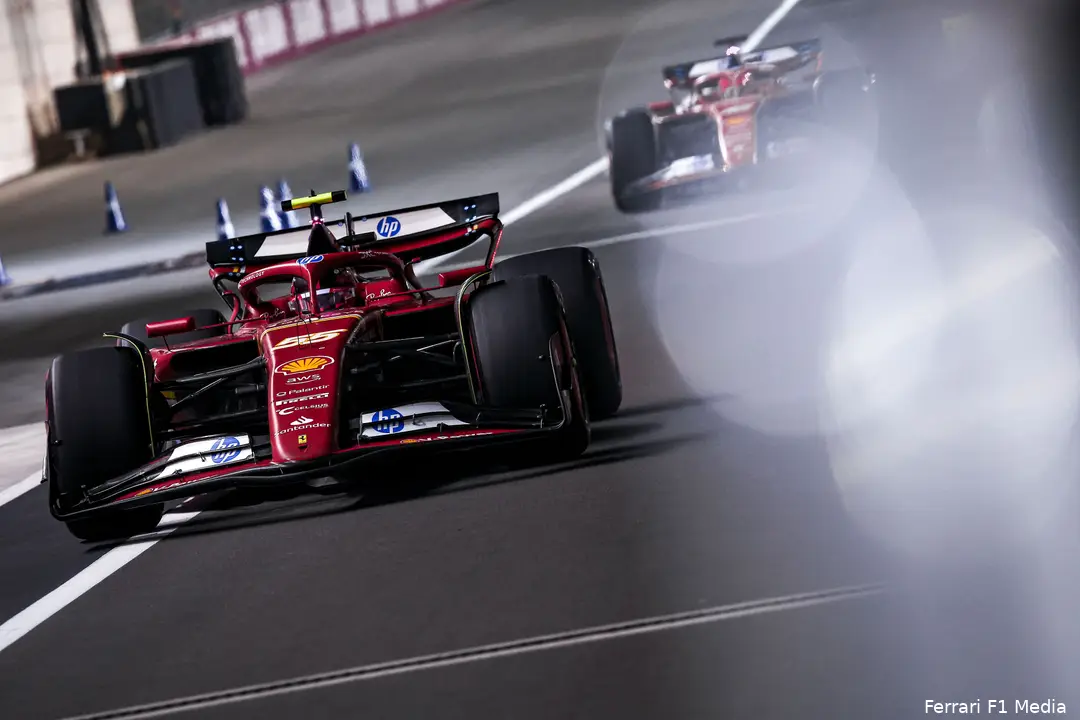 Ferrari pakt belangrijke punten in de strijd om de constructeurstitel.