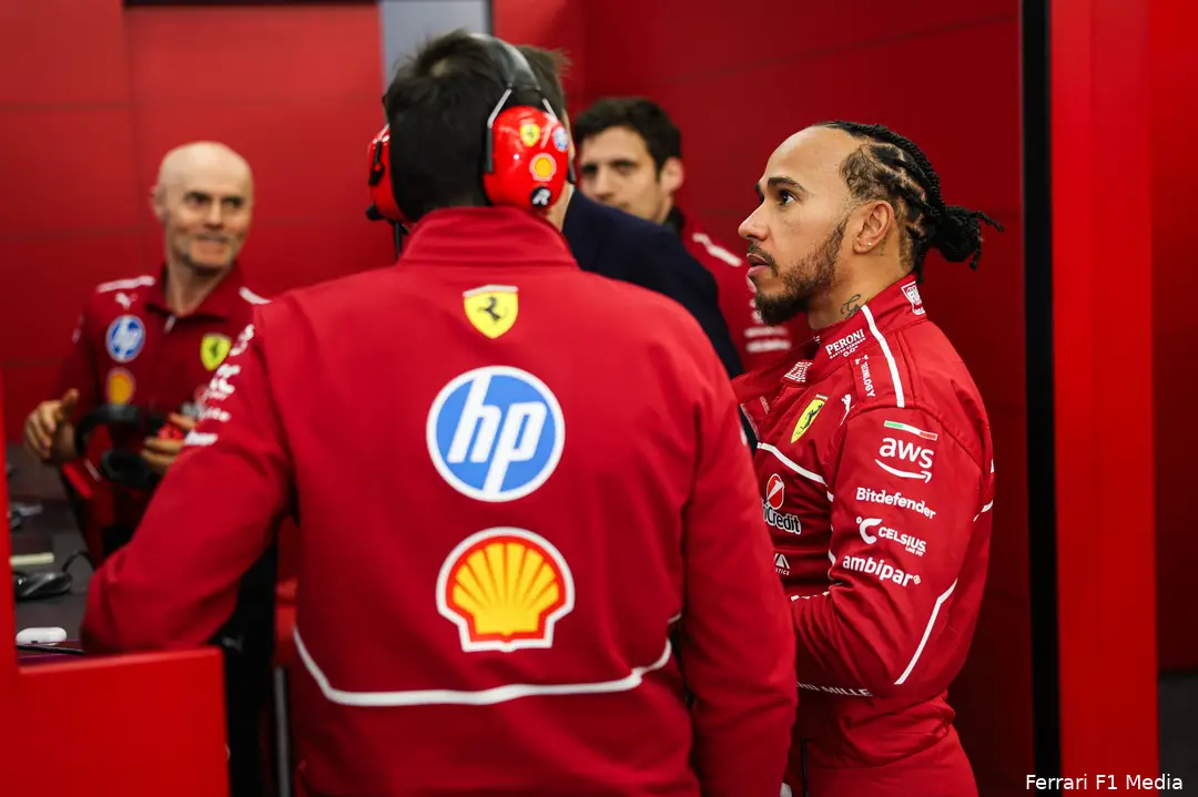 lewis hamilton ferrari testdag 3 bahrein 2025