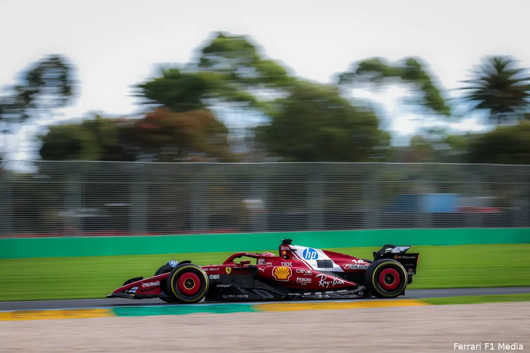 <i>Ferrari komt in de buurt van McLaren.</i>