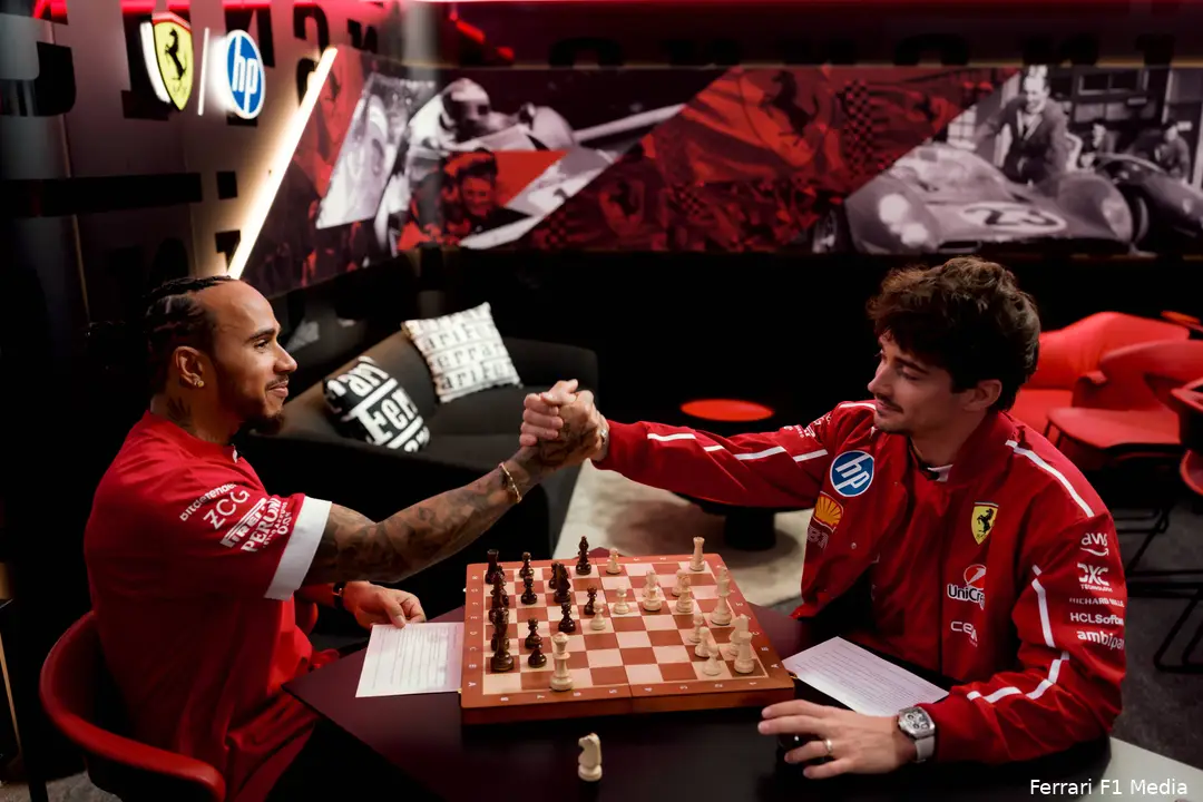 lewis hamilton ferrari melbourne 2025 kwalificatie charles leclerc leuk