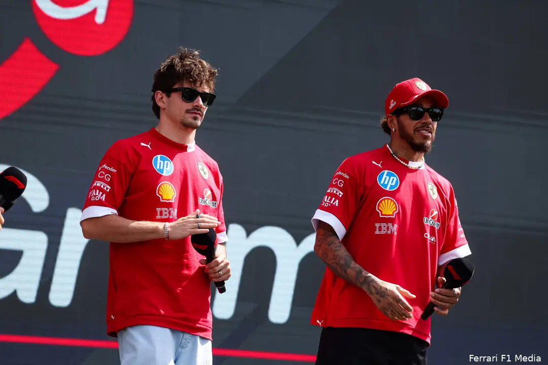 ferrari charles leclerc lewis hamilton gp saoedi arabie 2025 zaterdag