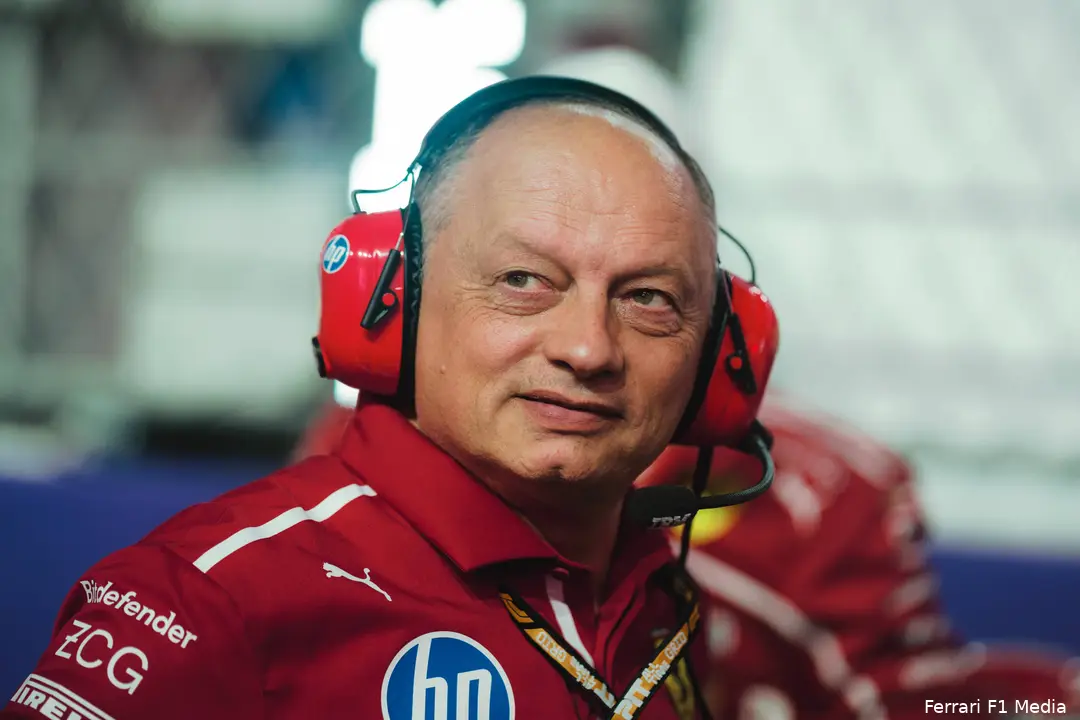 <i>Vasseur vindt niet dat Hamilton moeite heeft met de Ferrari.</i>