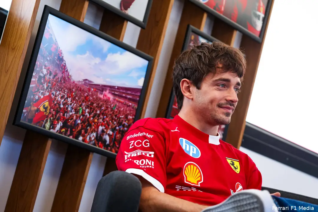 charles leclerc barcelona zaterdag 2025